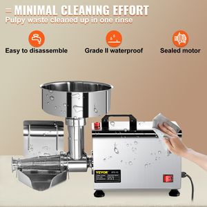Machine à broyer les tomates électrique de qualité commerciale 110V 370W en acier inoxydable, presse-filtre, capacité de 90-160 kg pour sauces et épices - Product Image 5