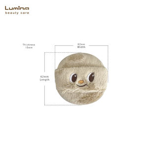 Venta al por mayor para distribución minorista: Borla de maquillaje Q, divertida y súper suave, con fibras largas, fácil de usar, para fijar el maquillaje, textura aterciopelada. - Product Image 4