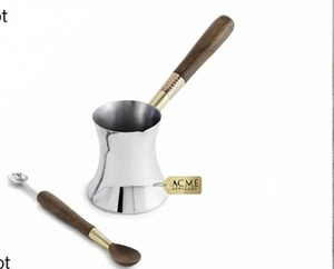 Premium Design Graved Copper <b>Coffee</b> Pot Stylish Multipurpose Organizer Ideal For Serving <b>Coffee</b> Tea And Beverages From India - Product Image 1