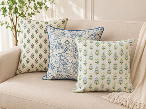 Premium Cotton Linen Floral <b>Cushion</b> <b>Cover</b> | Soft Printed Decorative Pillow <b>Cover</b> | Elegant Decorative Throw Pillow <b>Cover</b> - Product Image 5