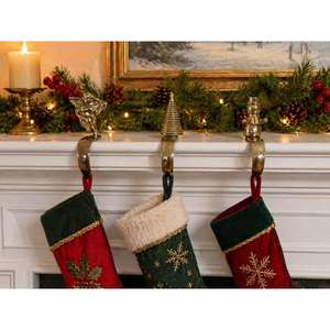 Top Quality Christmas Decorative <b>Stocking</b> <b>Holders</b> Gold Elegant <b>Stockings</b> <b>Holder</b> for Festive Season Christmas Home Decor Supplies - Product Image 6