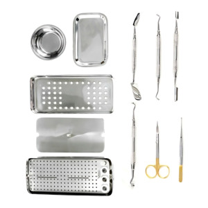 Caja de PRF Dental y Juego Completo de Instrumentos GRF de Acero Inoxidable de Alta Calidad para Cirugía de Implantes, Proveedor Mayorista - Product Image 1