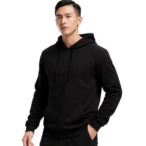 Sudaderas con Capucha Extra Grandes Personalizadas para Hombre, Color Negro, Marca Privada, Ropa Urbana, Felpa Gruesa, OEM, Venta al por Mayor, Estilo Urbano Estadounidense - Product Image 4