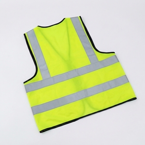 Chaleco de Seguridad Fluorescente Amarillo de Alta Visibilidad, Chaleco de Trabajo Reflectante con Cierre Frontal, Equipo de Seguridad para la Construcción, Fabricante OEM - Product Image 2