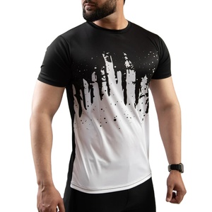 Gran oferta, camiseta de sublimación transpirable de peso pesado, precio de fábrica, camisetas de sublimación ajustadas para hombres - Product Image 2