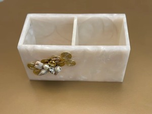 Porta cubiertos de resina de diseño moderno para encimera de cocina, elegante soporte de resina para cucharas para el hogar y la cocina - Product Image 3