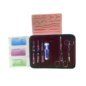Dissection Medical and Vet Students Skin Medical Suture Materials and Instruments Medical Students Practice Kit Dissection - Product Image 1