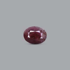 Natural Pink Ruby Loose Gemstone 7.8 Carat Oval Pear Faceted for Fine Jewelry - Product Image 1