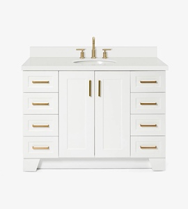 Gabinete de Baño OEM Quartus de 49 Pulgadas con Lavabo Individual, Solo Gabinete, 5 Opciones de Acabado, Directo de Fábrica en Vietnam - Product Image 1