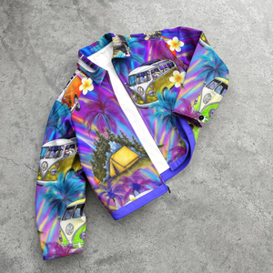 Men's Tropical Palm Tree Floral Print <b>Jacket</b> Art Design Casual <b>Jacket</b> Fashion Loose Stylish Men's <b>Jacket</b> - Product Image 2
