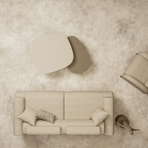 Juego de Sofás Seccionales de Tela Bouclé Moderna de Primera Calidad con Sillón a Juego y Mesa de Centro Redonda, Muebles para Interiores - Product Image 5