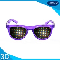 Lunettes de soleil à Rave en arc-en-ciel, manchette avec effet prisme, Kaleidoscope, Rave
