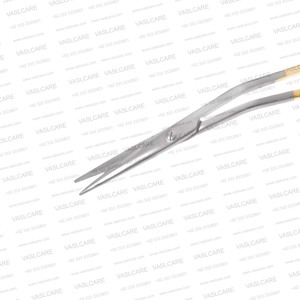 Ciseaux chirurgicaux Fomon Onyx 14 cm en carbure de tungstène à lame dentelée pour rhinoplastie, chirurgie plastique et dissection de précision - Product Image 4