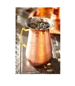 Gran jarra de cobre martillado con aspecto de lujo y cuerpo duradero adecuado para funciones de boda y estilo de vida holístico - Product Image 3