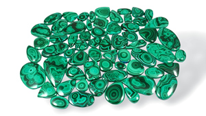 Natural Malachite Cabochon Green Loose Gemstone for Wire Wrapping Metalsmithing & Silver Jewelry Making Healing Crystal Flatback - Product Image 1