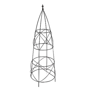 Obelisco de hierro ligero para plantas de jardín, soporte ajustable y conectable para plantas trepadoras, de moda. - Product Image 1
