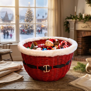 Canasta Festiva con Temática de Santa Claus - Product Image 3