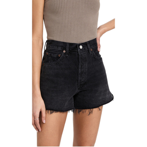 Premium <b>Women</b>’s Casual Denim Shorts with High Waist Fit, <b>Soft</b> Stretch Denim, Clean Tailored Shape, Functional - Product Image 1