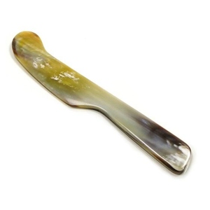 Couteau à fromage élégant en corne de buffle, lisseur naturel poli pour gâteaux, mariages et repas - Product Image 5