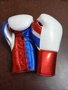 Guantes de Boxeo Personalizados para Gimnasio o Escuela, de Cuero Vacuno, con Logotipo Impreso, para Entrenamiento y Sparring, OEM - Product Image 4