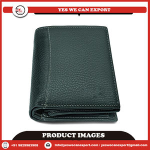 2026 New Fashionable 100% Genuine Leather Material Black Color Multi Card Holder <b>Wallets</b> For Professional And Travel Accessories - Product Image 5