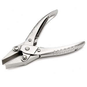 Pince à bec de canard à mâchoires parallèles 140 mm, outil de pliage et de façonnage de fil pour la fabrication de bijoux ZetomedPro - Product Image 2