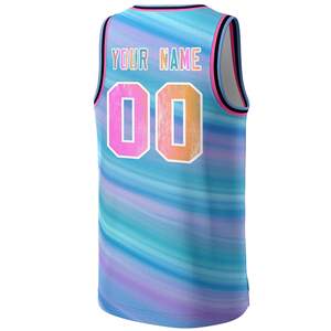 Maillots de basket respirants à faible MOQ, en polyester léger, pour hommes, femmes et jeunes, uniformes d'équipe par sublimation - Product Image 2