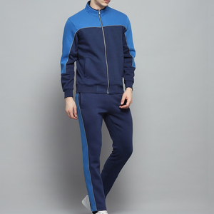 Stylish Casual Plus Size Solid Sports <b>Tracksuits</b> for Men Zipper Polyester/Cotton Quick Dry Breathable 2026 Design Wholesale - Product Image 3