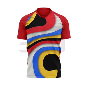 Camiseta de Fútbol Personalizada Premium, Camiseta de Fútbol con Estampado por Transferencia de Calor, 100% Poliéster, Absorbe la Humedad, Transpirable, Rendimiento Deportivo - Product Image 4