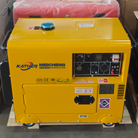 Générateur diesel triphasé haute efficacité 5 kVA 10 kW, démarreur électrique automatique, petit groupe électrogène 20 kW 5 kW, générateur électrique portable