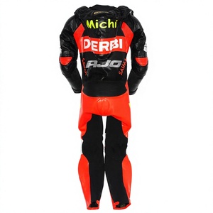 Combinaison de course Michi Ranseder MotoCP Debri1Pc en cuir de vachette/crocodile pour moto, combinaison de piste/équitation MotoCp, tenue pour motards de niveau - Product Image 2