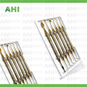 ชุดอุปกรณ์อุดฟันเรซินคอมโพสิตเคลือบทอง 6 ชิ้น แบบกำหนดเอง พร้อมเครื่องมือทำฟันแบบใช้มือ - Product Image 2