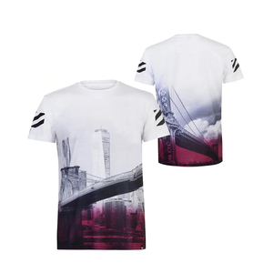 เสื้อยืดผู้ชายคุณภาพสูงปี 2026 ผ้าฝ้าย 100% พิมพ์ลายกราฟิก สไตล์โอเวอร์ไซส์ สตรีทแวร์ สีขาว พิมพ์ลายแบบซับลิเมชั่น - Product Image 6