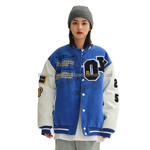 Manufacturer High Quality <b>Men's</b> Varsity <b>Jacket</b> Winter Varsity Windproof Thick Embroidery Polyester Sleeves Custom <b>Baseball</b> - Product Image 5