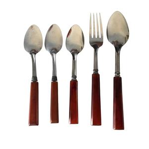 Antique Gold Embossed Handle <b>stainless</b> <b>Steel</b> <b>Cutlery</b> Set Silver Plated <b>cutlery</b> custom multi use - Product Image 5