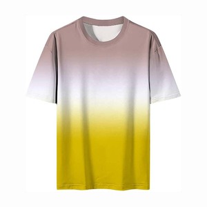 เสื้อยืดผู้ชายผ้าเทอร์รี่พิมพ์ลายนูน โพลีเอสเตอร์/คอตตอนผสม แห้งเร็ว สไตล์ลำลองสำหรับฤดูใบไม้ผลิ ปรับแต่งได้ตามต้องการ - Product Image 6