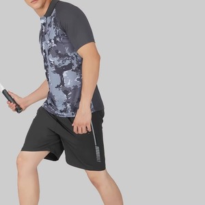 Chemise de golf pour homme de qualité supérieure, logo sur le devant, anti-rides, tricotée, 100% coton, boutonnée, blanche et bleue, manches courtes, décontractée, respirante, pour l'été - Product Image 5