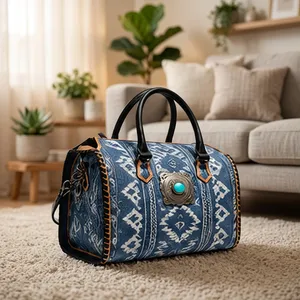 Wholesale Leather Luxury Style Women's Hand Bag Vintage designer cards pattern Chains Decoration Two Strap Leather <b>handbag</b> - Product Image 1