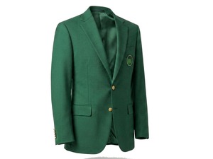Men's Green Cotton Golf <b>Blazer</b> Classic Masters Style Sport Coat - Product Image 2