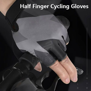 Padded Cycling Gloves Lightweight Fingerless Bike Gloves with Breathable Mesh for Outdoor Riding and Training - Product Image 6
