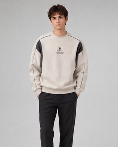 Sudaderas de Forro Polar de Poliéster/Algodón para Hombre, de Buena Calidad, Estilo Casual, con Logotipo Bordado en la Parte Delantera, Corte Regular, Secado Rápido, para Invierno - Product Image 1