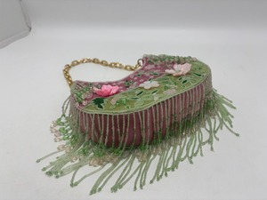 Metal <b>Beaded</b> Embroidered Waterproof <b>Purses</b> with Handcrafted Chain Detailing 7 Inch for Fashion Gifting Parties Weddings - Product Image 5