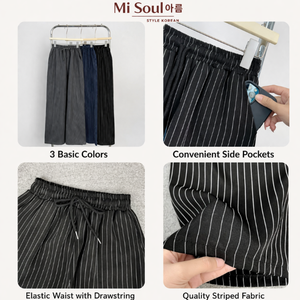 Pantalon Harem Streetwear Femme Taille Élastique Coupe Droite Respirant Coupe-Vent Été Nœud Perlé 100% Polyester OEM ODM - Product Image 6