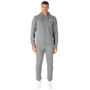 Conjunto Deportivo de 2 Piezas para Hombre: Sudadera con Capucha de Forro Polar con Cremallera Completa y Pantalones de Pierna Recta con Dobladillo Abierto, Ajuste Cómodo, Ropa Deportiva OEM/ODM - Product Image 2