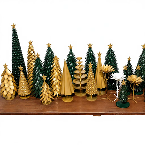 Metal Christmas <b>Tree</b> miniature evergreen <b>tree</b> - Product Image 1