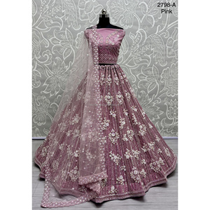 ชุดเจ้าสาวอินเดียกำมะหยี่คอลเลกชันสำหรับเจ้าสาวกับงาน zarkhan โดย fabzone - Product Image 2