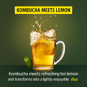Polvo de Kombucha Espumoso con Sabor a Limón, Vitamina C y Fibra, Bebida Saludable y de Belleza para Adultos - Vegano - Product Image 6