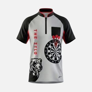 Maillot de fléchettes personnalisé avec impression par sublimation et poche - Product Image 6