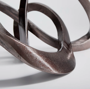 Escultura abstracta de Metal de aluminio Vintage moderna, decoración elegante para el hogar, estatuilla para maceta de jardín, precio de fábrica - Product Image 3