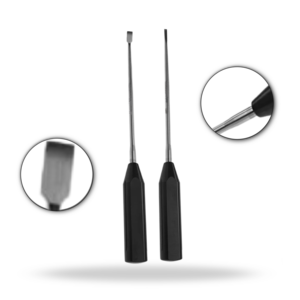 Osteótomos de eje delgado de 11.5 pulgadas, instrumento quirúrgico neurológico para corte óseo preciso y descompresión espinal - Product Image 1